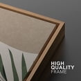 thumbnail image 4 of IDEA4WALL Framed Canvas Print Wall Art Set Mid-Century Jungle Palm Leaf Landscape Nature Illustrations Modern Art Rustic Decorative for Living Room, Bedroom, Office - 16"x24"x2 Natural, 4 of 5