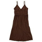 Women's Jersey Dress with Braid Trim