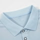thumbnail image 3 of Collar de Cuello Suave, Color Sólido Casual Cuello de Vuelta de los Hombres Camiseta de Manga Corta Hecha de Poliéster Ligero para el Uso Diario de Verano, 3 of 8