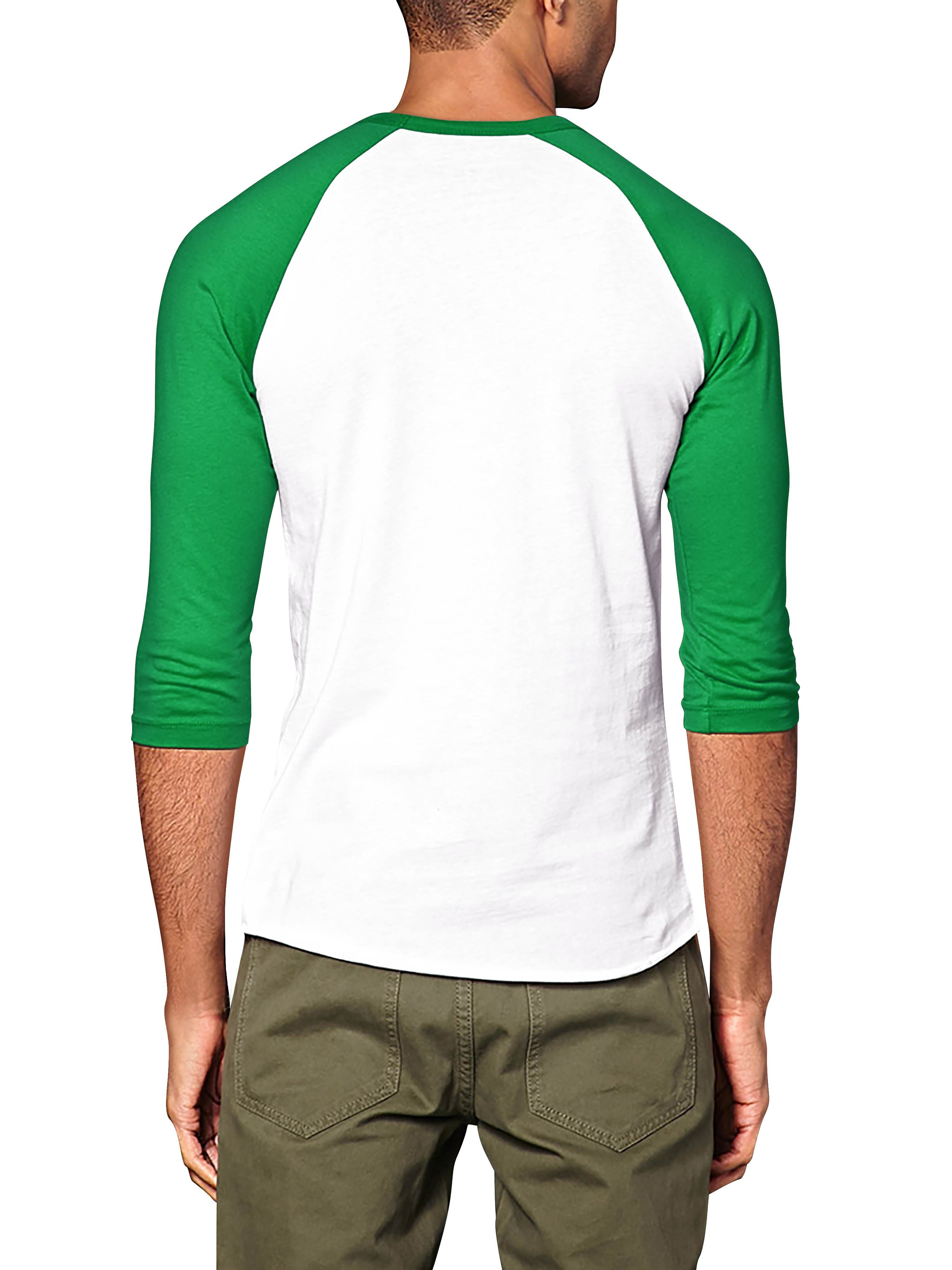 Ma Croix Mens 3/4 Sleeve Raglan Baseball T Shirt - image 4 of 4
