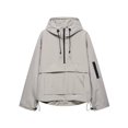 thumbnail image 1 of WEIYLL Womens Tops Plus Size Windproof Rainproof Hooded Lightweight Coat Adjustable Drawstrings Grey Ladies Fall Tops ,L, 1 of 2