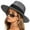Gray, variant on Nmnitkp Sun Hats for Women Beach Sun Straw Hats for Women, UPF 50+ UV Sun Protection Wide Brim Summer Straw Hat Foldable Packable Roll up Cap Sun Hat