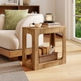 thumbnail image 4 of Costway 1 PCS 2-Tier End Table with Storage Shelf Hollow-out Design for Living Room, 4 of 10