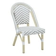 thumbnail image 3 of Furniture of America Dakie Aluminum 3pc Patio Chair and Table Set in Gray, 3 of 11