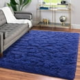 thumbnail image 3 of TWINNIS Super Soft Fluffy Carpets Shaggy Area Rugs for Living Room Bedroom Boys Girls Room,6'x9',Navy Blue, 3 of 6