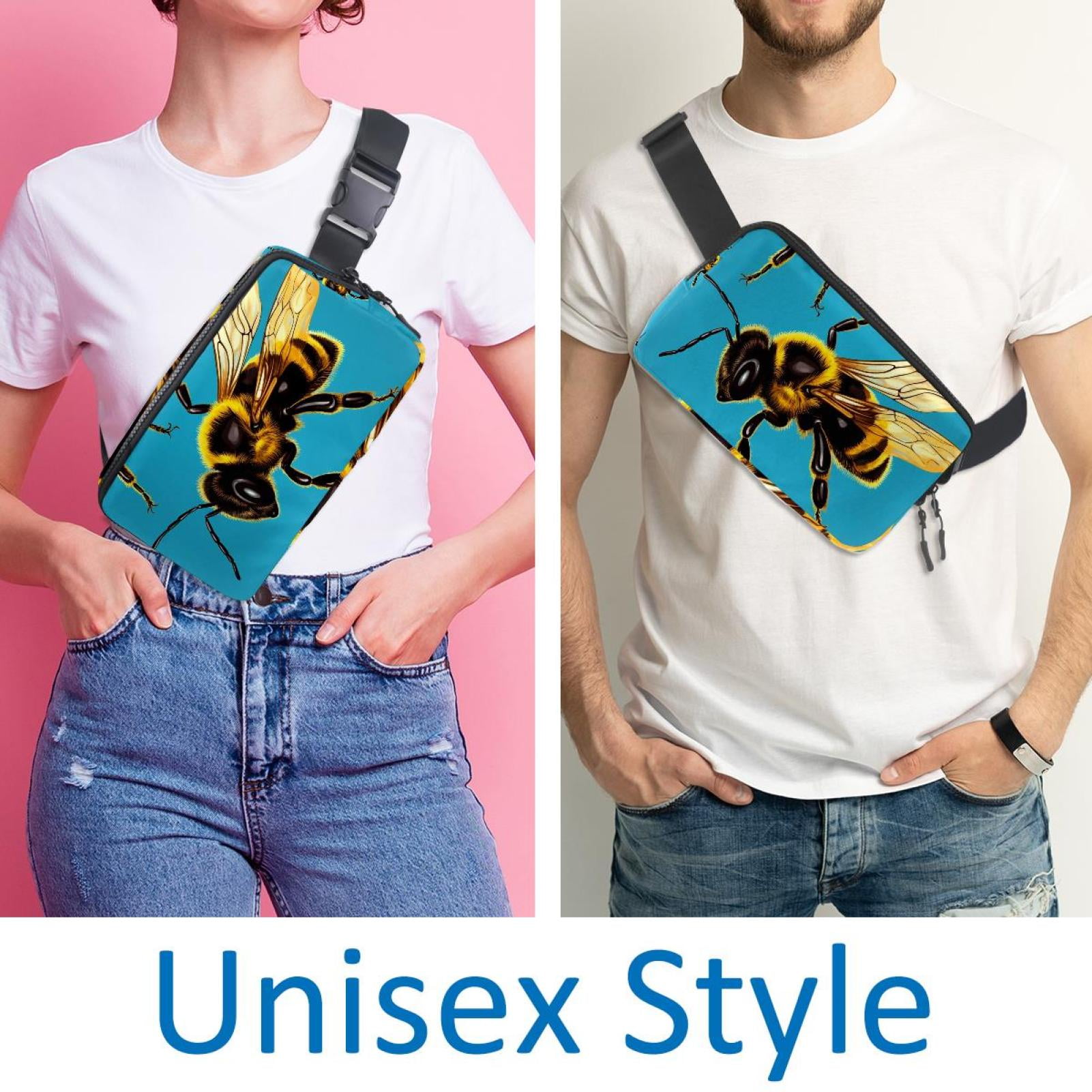 Starry Bee Lightweight Adjustable Waist Pack with Extension Strap - Unisex Fanny Pack Money Belt