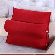 Sofa Cushion Back Pillow Bed Backrest Office Chair Pillow Support Waist Cushion Lounger Non-slip Not Easy Deform Clean Care Washable Non-toxic Harmless Impurities TV Reading Lumbar Cushion Home Decor