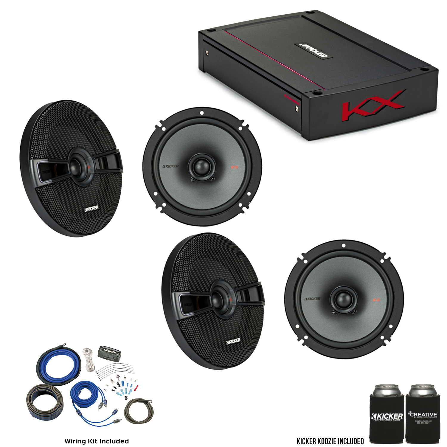with 44KXA4004 KX-Series Amplifier and 
