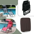 thumbnail image 6 of Covers & All Outdoor Zero Gravity Chair Covers, Made of 12 oz Waterproof & UV-resistant Cover Max Fabric with Air-vents (33" W x 37" H x 9" D, Coffee), 6 of 6