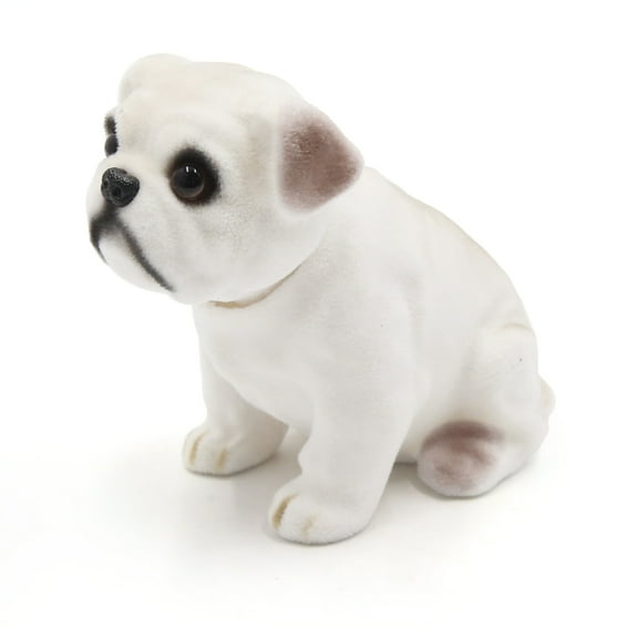 Unique Bargains Car Dog Bobbing Nodding Head Bobblehead for Vehicle Automobile Ornament