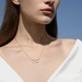 thumbnail image 3 of CILENON Love Unlimited Love 8 Figure Pendant Necklace With Card For Granddaughter (Silver,One Size), 3 of 4