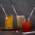 thumbnail image 4 of 300 Pcs Clear Flexible Plastic Straws. BPA-Free Disposable Bendy Straws. 10.2" Long and 0.23\' Diameter, 4 of 4