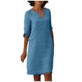 thumbnail image 2 of Fashion A-Line Dress for Women CIENVNSTG Flowy Summer Dress Perfect for Casual Outings or Parties, 2 of 6