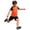 Orange, variant on Toddler Boys Summer Outfits Crew Neck Letters Printed T Shirt and Shorts Outfits Set Loose 2 Piece Basketball Performance Tank Top and Mesh Shorts Set Summer Kids 2 Piece Outfits Boys
