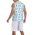 thumbnail image 2 of Sikiie Funny Chicken Basketball Jersey Reversible Men's Mesh Athletic Sports Shirts Training Practice S-4XLLarge, 2 of 6
