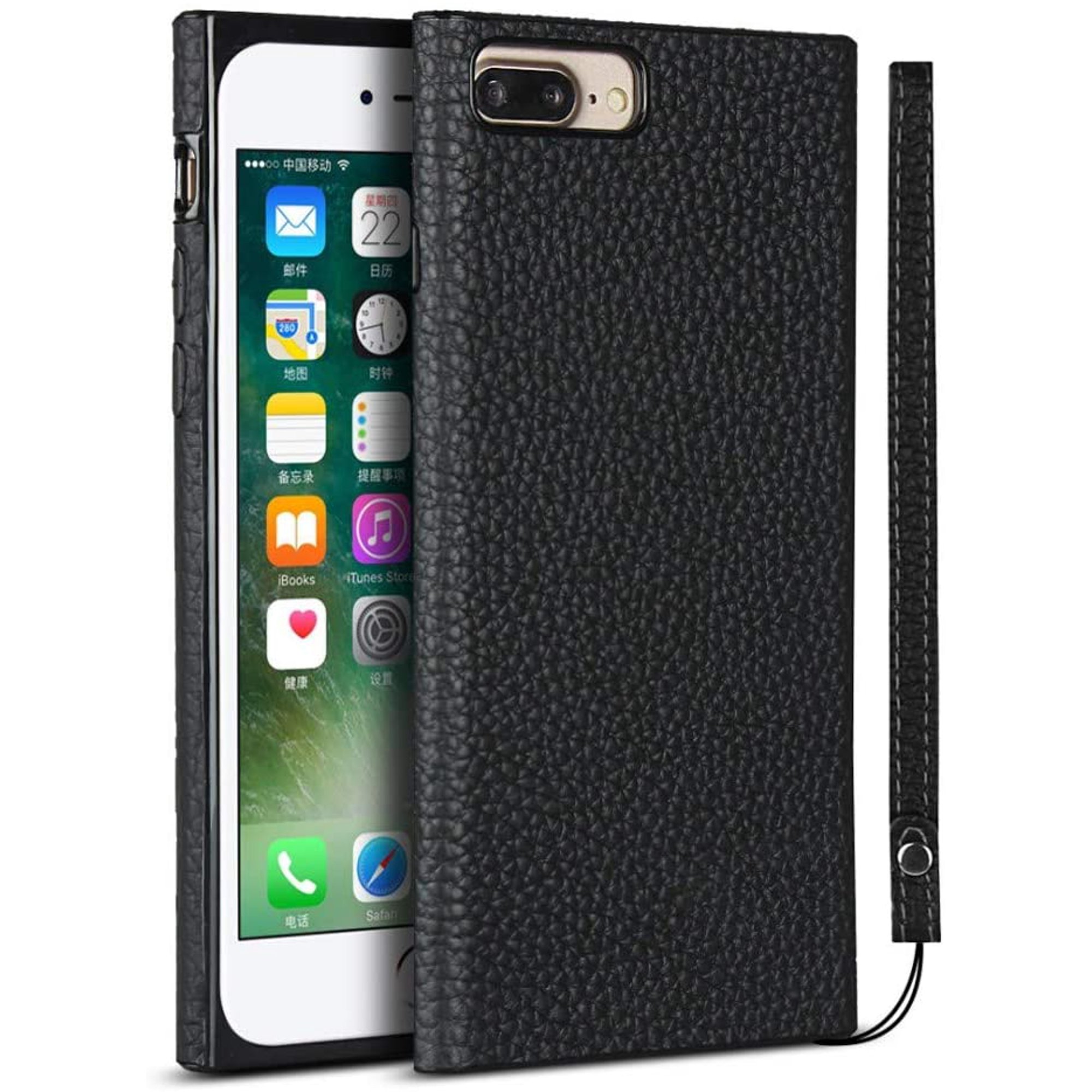 Sunyoo Iphone 8 Plus Case Iphone 7 Plus Case Iphone 6 6s Plus Case Luxury Litchi Leather Back Shell Cover Phone Case Walmart Canada