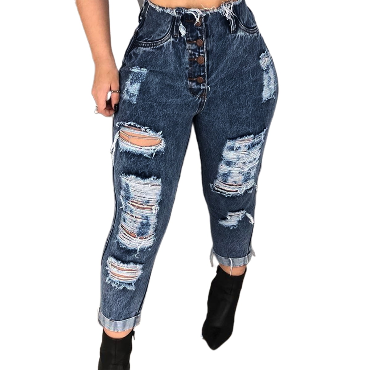 hole jeans