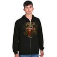 thumbnail image 5 of Country Strong Western Rodeo Cowgirl Zip Up Hoodie Men's Women's Brisco Brands X, 5 of 6