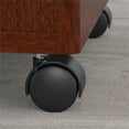 thumbnail image 4 of Pemberly Row 72"W U-Shaped Desk with Mobile File Cabinet - Mahogany-Wood, 4 of 7