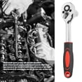 thumbnail image 2 of Ensemble de Clé à Cliquet 46pcs Socket Drill 1/4 Pouce Socket d'Entraînement de Tournevis et Kit de Forage avec Kit de Clé à Cliquet Réversible pour la Réparation Automobile et le Ménage avec Boîte de Rangement, 2 of 9