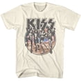 thumbnail image 1 of Kiss Space Circle With Skeleton Band Natural Adult T-Shirt Xl, 1 of 2