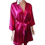 Ekouaer Silk Satin Cami Luxurious soft Nightdress Robe Size Large