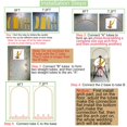 thumbnail image 4 of Set de soportes para telón de fondo Wedding Arch ParseBio, 2,2 m, 1,8 m, metal dorado, 4 of 8