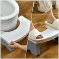 thumbnail image 2 of Phenofice Bathroom Stool Simple Style Easy to Clean White PP Footstool for Kids and Families 1Pack, 2 of 8