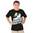 thumbnail image 3 of Popeye The Sailor Man American Might Crewneck T Shirts Boy Girl Teen Brisco Brands L, 3 of 6