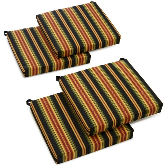 20-inch by 19-inch Spun Polyester Chair Cushion (Set of Four)