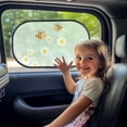 thumbnail image 3 of Yuyamidu Bee Car Window Shades for Side Window 2 PCS Daisy Baby Car Window Sun Shades Green Car Rear Window Shade for Kids Car Window Sun Protection Auto Interior Accessories, 3 of 7