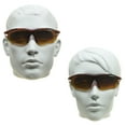thumbnail image 3 of proSPORT BIFOCAL Reading Sunglasses Mens 2 Pairs with High Definition Blue Blocking Amber Lens Magnification Readers +1.50, 3 of 6