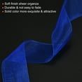 thumbnail image 4 of Unique Bargains 4cm 50 Yard Sheer Organza Ribbon Chiffon Fabric Gift Wrapping, Sapphire, 4 of 6