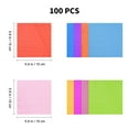 thumbnail image 2 of Tineasur  100 Sheets Assorted Color Iridescent Origami Paper DIY Craft Supplies, 2 of 8