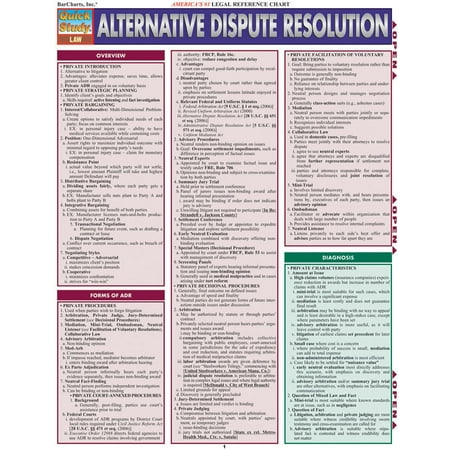 Alternative Dispute Resolution