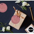 thumbnail image 5 of Inkdotpot Merry Christmas Bottle Tag Real Rose Gold Foil Favor Hang Tags Pack Of 100, 5 of 7
