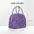 thumbnail image 2 of Easygdp Lavender Flowers Bolsa de Almuerzo Insulada Grande, Forro de Aluminio, Diseño Espacioso, a Prueba de Fugas, Ideal para Trabajo, Picnics, Viajes y Actividades al Aire Libre, 2 of 6