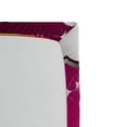 thumbnail image 2 of Ambesonne Cartoon Fitted Sheet, Rainbow Colored Stars, Twin XL Size, Maroon and White, 2 of 2