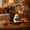style C, variant on Ghost Reading Book Lamp Halloween Decorations, Spooky Ghos Halloween Lights with Pumkin, Touch Night Light Fall Bedroom Decor for Home 9in