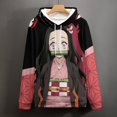 thumbnail image 4 of Kamado Nezuko Unisex Adult Hoodie Casual Hooded Sweatshirt Pullover Novelty 3D Printed Sweater Jacket 2XL, 4 of 8