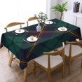 thumbnail image 2 of Rectangle Table Cloth, Carmichael Clan Tartan Dark Green Plaid Resistant Washable Tablecloth Decorative Table Cover for Dining, Indoor and Outdoor, 2 of 6