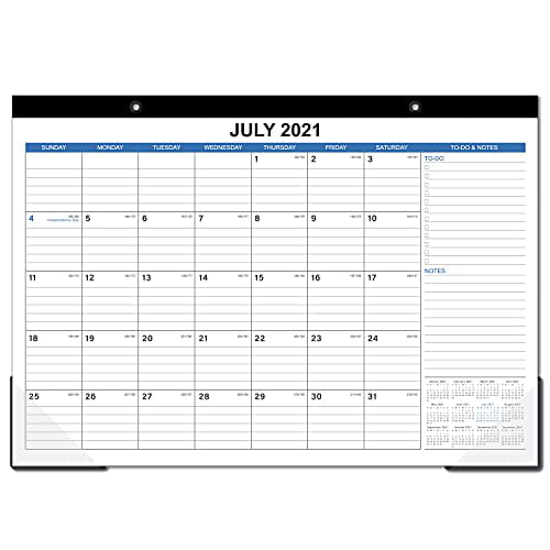 Large Ruled Blocks December 2022 Best Desk Calendar for Organizing 2021-2022 Desk Calendar July 2021 Desk Pad 17 x 12 To-do List & Notes 18 Months Large Monthly Desk Calendar 