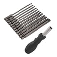 thumbnail image 1 of For 13pcs 100mm Torx Long Screwdriver Bits Set Magnetic Torx Bit Set T6t40 14 Inch Hex Shank Electri, 1 of 5