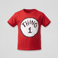 thumbnail image 2 of Dr Seuss Thing 1 or Thing 2 Kids T-Shirt Children’s Character Costume Tee, 2 of 5