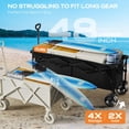 thumbnail image 2 of Wagon Uyittour, 300 litros, extragrande, plegable, capacidad de 200 kg, 2 of 7