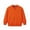 Orange, variant on Toddler Boys Baseball Jacket Solid Color Zip Up Bomber Jacket Sweatshirt, Sizes 4-5