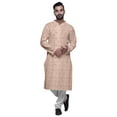 thumbnail image 4 of Atasi Party Wear Kurta Pajama For Men Mandarin Collar Long Sleeve Ethnic Kurta Pajama, 4 of 5