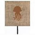 thumbnail image 2 of Carolines Treasures BB1091-BL-BN-SH4 Jellyfish Burlap and Brown Leash Or Key Holder, 2 of 2
