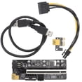 thumbnail image 1 of MasteelfCA 1 Set PCI-E Mining Adapter Card 6-Pin 1x to 16x PCI-E Adapter Accessory, 1 of 7
