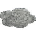 thumbnail image 3 of Ekena Millwork 25 5/8"OD x 1"P Shell Ceiling Medallion, Hand-Painted Ultra Pure White Crackle, 3 of 6